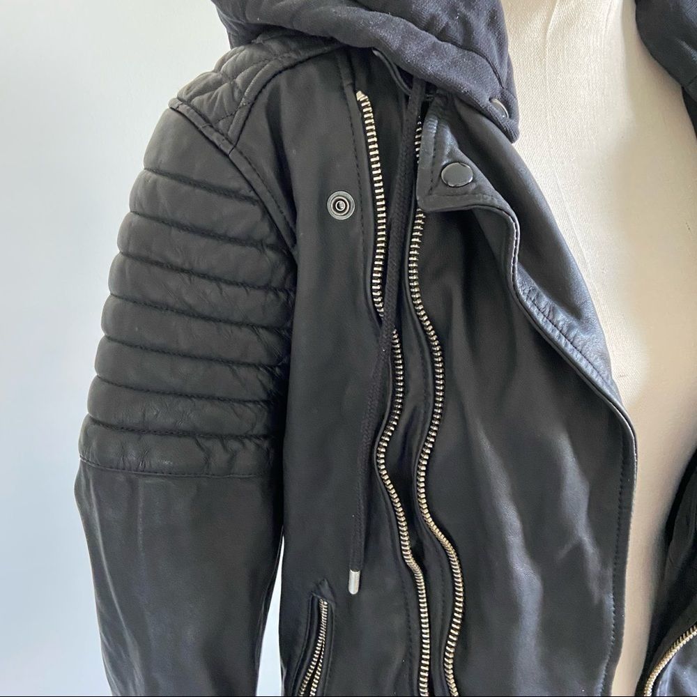 All Saints Men’s Leather Jacket - Picture 2 of 8